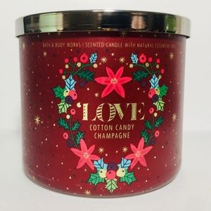 COTTON CANDY CHAMPAGNE 3 Wick Candle